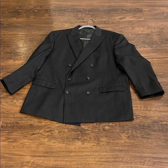 Lauren Ralph Lauren Classic Black Double-Breasted Suit - Picture 7 of 10